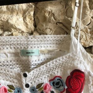 UO - Kimchi Blue Cantina Embroidered Cropped Cami